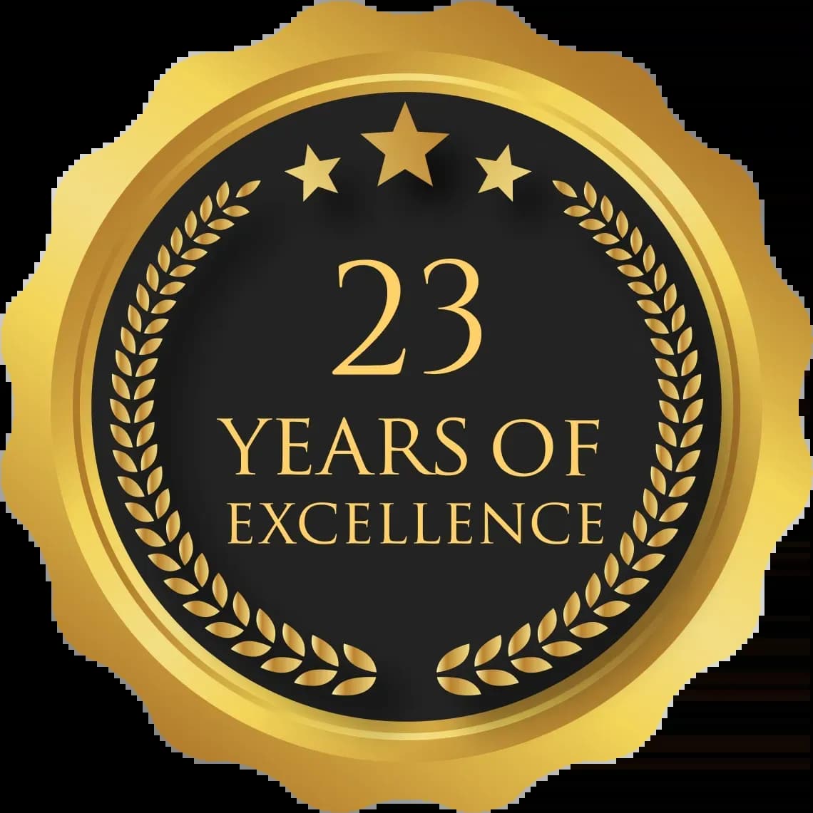 21 Years of Excellence Badge